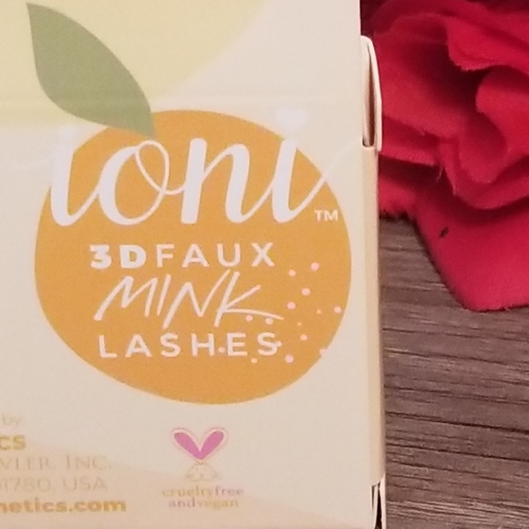 3D Faux Mink EyeLashes Orange Sorbet with glue New - Picture 5 of 10